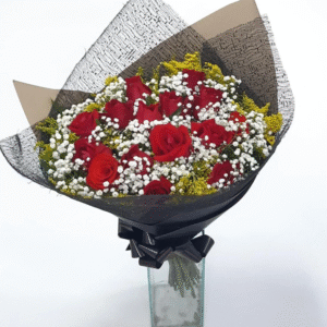 Buquê de Rosas Artesanal Cor Pretad