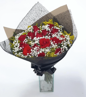 Buquê de Rosas Artesanal Cor Pretad