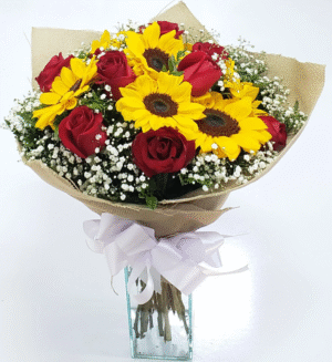 Girassóis e Rosas Luxo