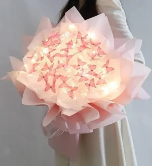 Buquê Borboleta Rosa