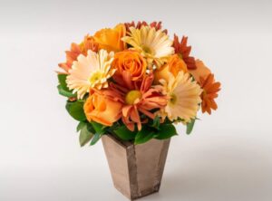 Arranjo de Rosas, Cravos e Gérberas